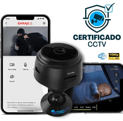 MINI CÁMARA ESPÍA DE VIGILANCIA - WIFI, FULL HD